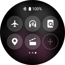 Press the find my phone icon to send a signal to your phone.