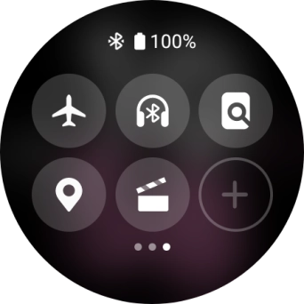Press the find my phone icon to send a signal to your phone.