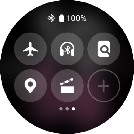 Press the find my phone icon to send a signal to your phone.
