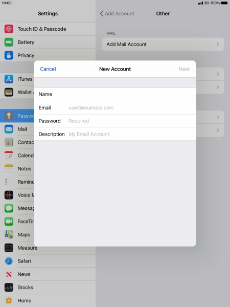 Press Email and key in your email address. Press Email and key in your email address.