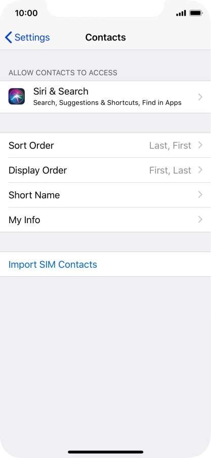 Press Import SIM Contacts. Press Import SIM Contacts.