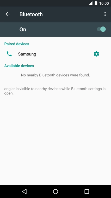 Press the Home key to return to the home screen.