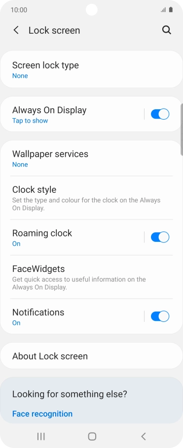 Press the Home key to return to the home screen.