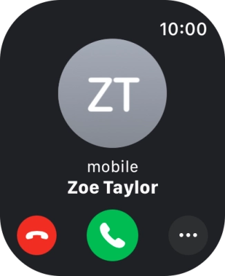 Press the Digital Crown when you get a call. Press the Digital Crown when you get a call.