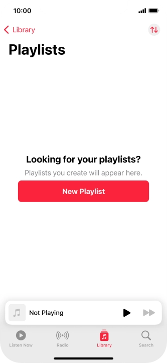 Press New Playlist.