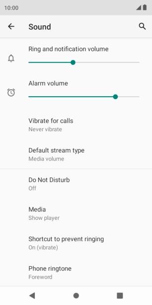 Press Phone ringtone. Press Phone ringtone.