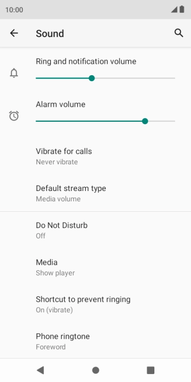 Press Phone ringtone. Press Phone ringtone.