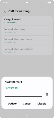 Press Disable.