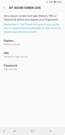 Press the required phone lock code and follow the instructions on the screen to create an additional phone lock code. Press the required phone lock code and follow the instructions on the screen to create an additional phone lock code.