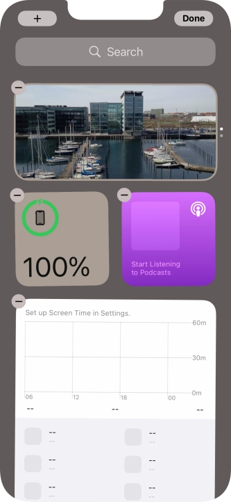 Press the add icon.