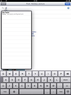 Press the required contact.