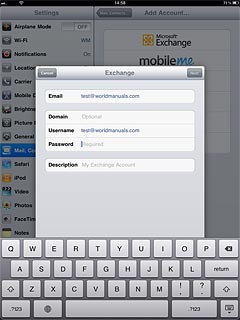 Press Password and key in your password for the server.