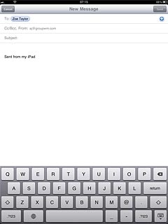 To add more recipients.Press Cc/Bcc.