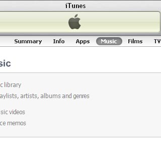 Select Music at the top of the screen.Follow the instructions on the screen to select the required settings.
