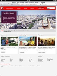The HSDPA data connection icon shows that an HSDPA data connection is active.Further information:Use internet browser