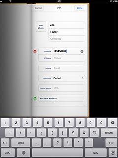 Press Email and key in the required email address.