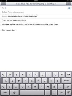 Press To and key in the first letters of the required contact.Matching contacts are displayed.