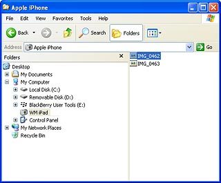 Highlight the required picture or the required video clip and move or copy it to your computer.