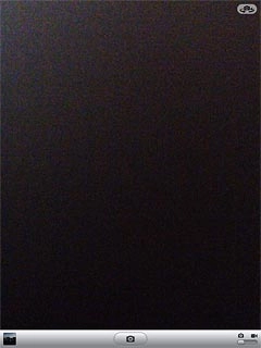 If the camera is turned on:Press the indicator in the bottom right corner of the display and drag it right.