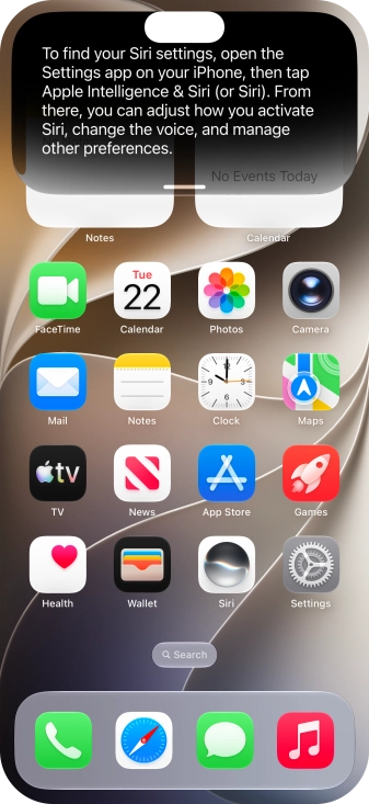 Ask questions about functions and settings on your phone.