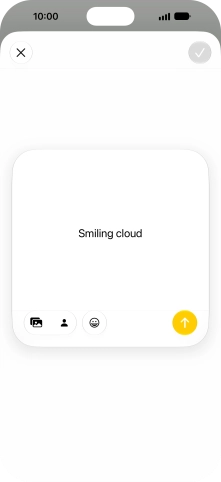 To use an existing media type as a template for your Genmoji, press the required media type and follow the instructions on the screen to select it.