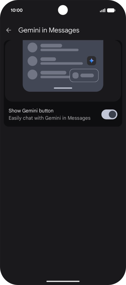 Press arrow left the necessary number of times to return to the list of messages.