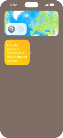Press and hold the required Widget Stack.