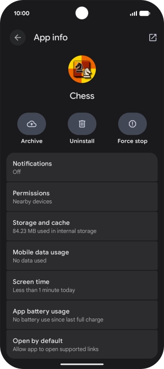 Press Storage and cache.