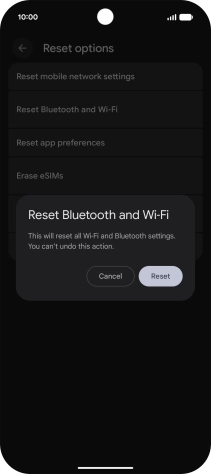 Press Reset.
