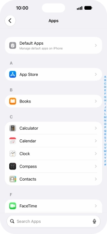 Press App Store.
