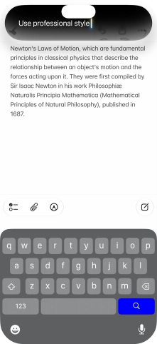 To change the writing style of the text, describe the required writing style.