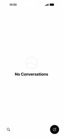 Press the new conversation icon.
