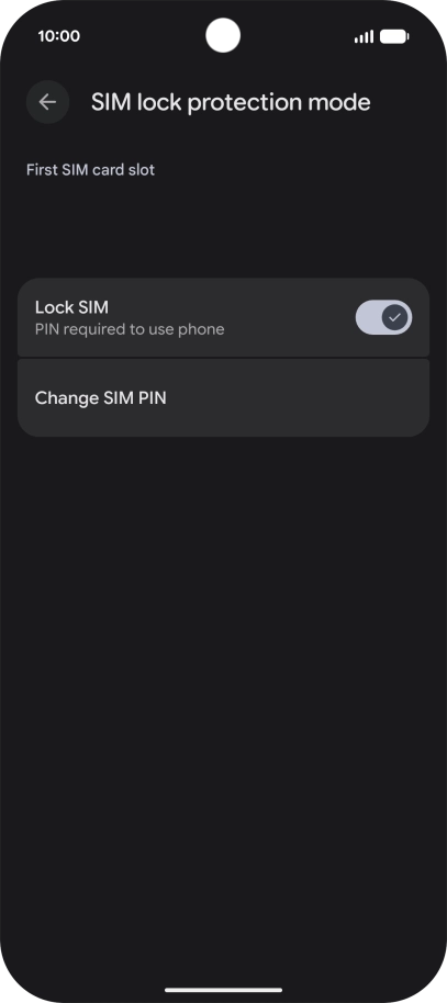 Press the indicator next to Press the indicator next to