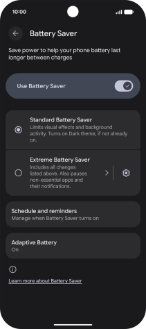 Slide your finger upwards starting from the bottom of the screen to return to the home screen.