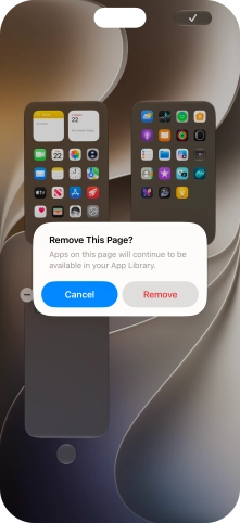 Press Remove.