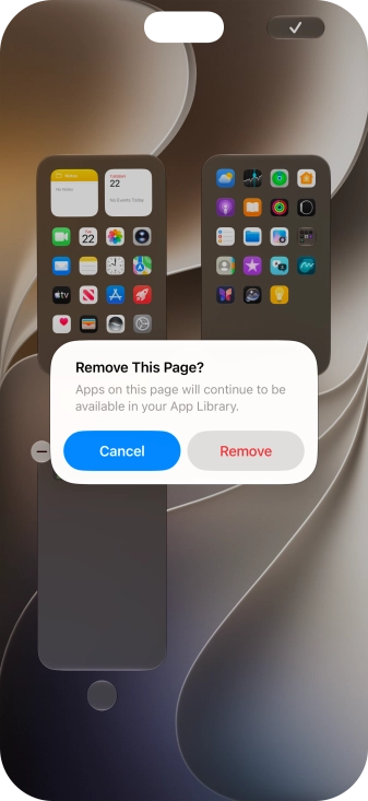 Press Remove.