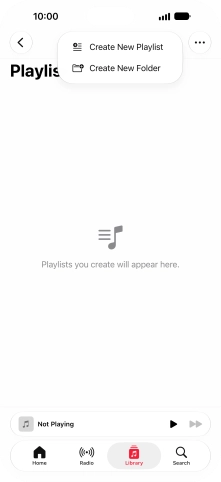 Press Create New Playlist.