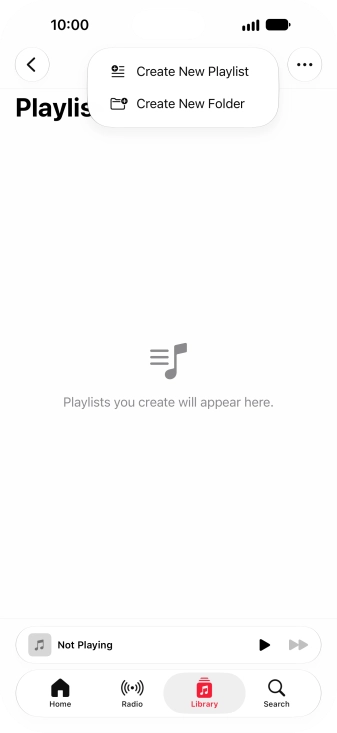 Press Create New Playlist.