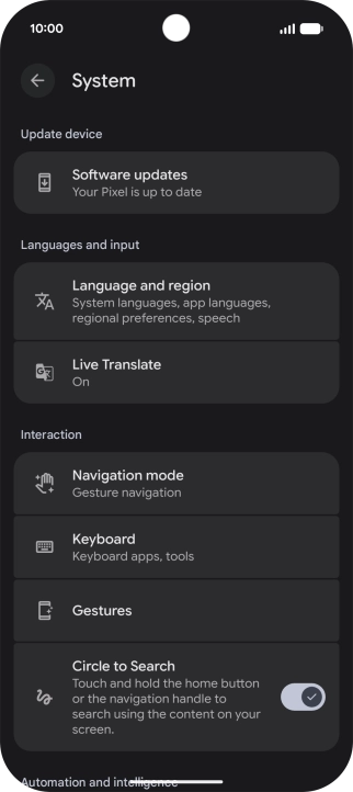 Press Software updates. If a new software version is available, it's displayed. Follow the instructions on the screen to update the phone software.