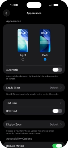 Press the indicator next to Press the indicator next to
