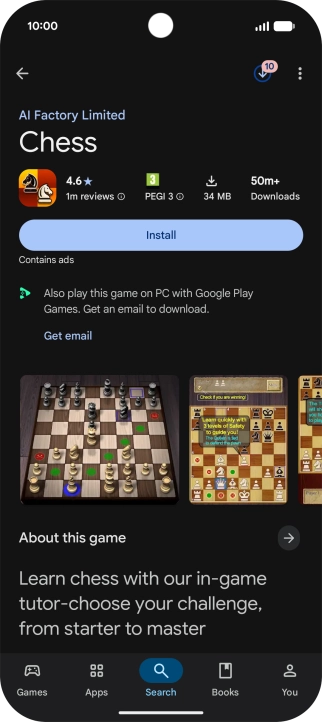 Slide your finger upwards starting from the bottom of the screen to return to the home screen.