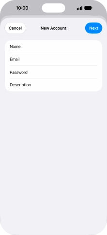 Press Description and key in the required name.