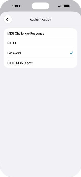 Press Password.