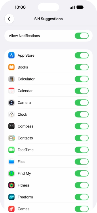 Press the indicator next to Press the indicator next to