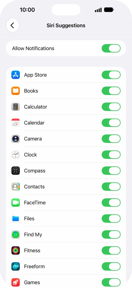 Press the indicator next to Press the indicator next to