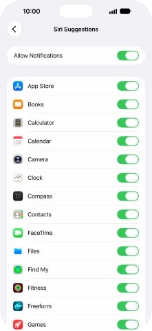 Press the indicator next to Press the indicator next to