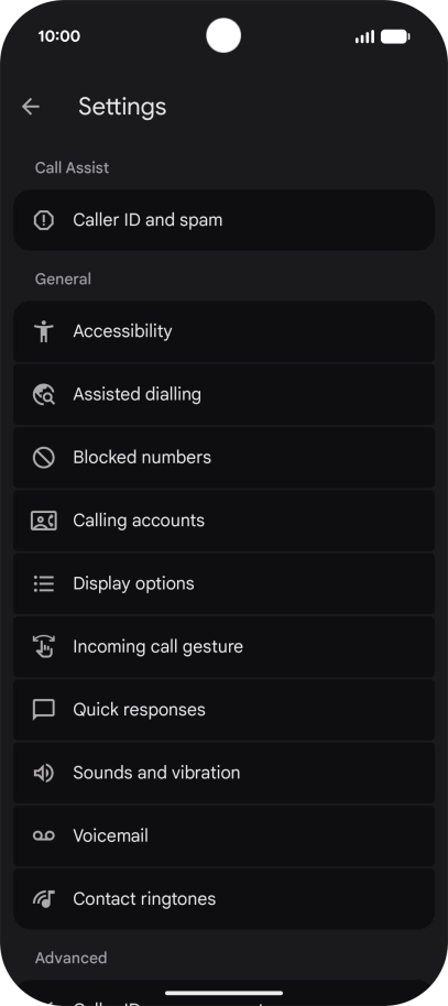 Press Calling accounts. Press Calling accounts.