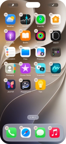 Press the edit icon.