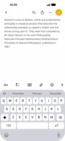 Press the Siri AI icon and follow the instructions on the screen to type or speak the required command.
