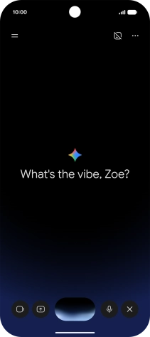 Talk to Gemini about the required topic.